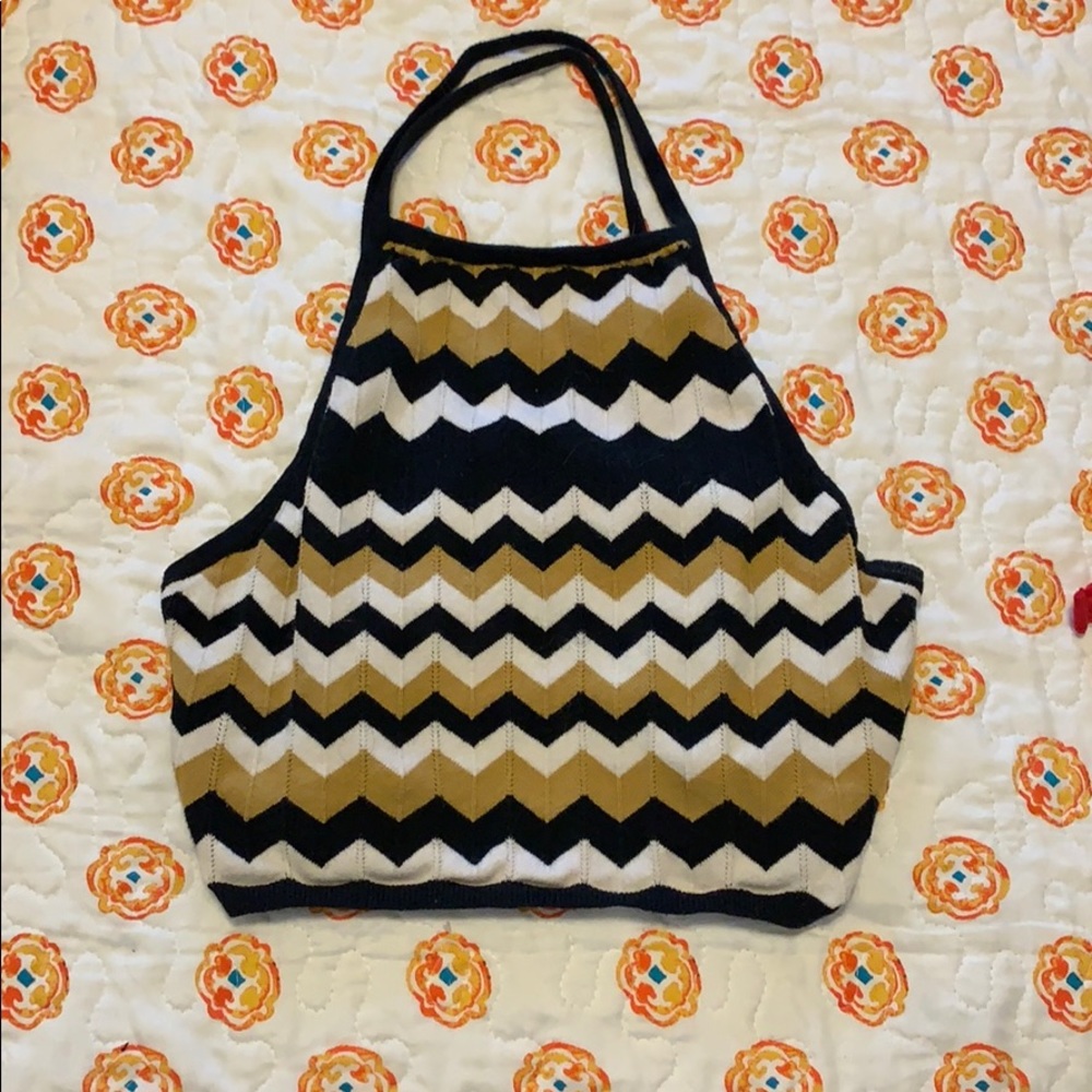 Chevron crop top